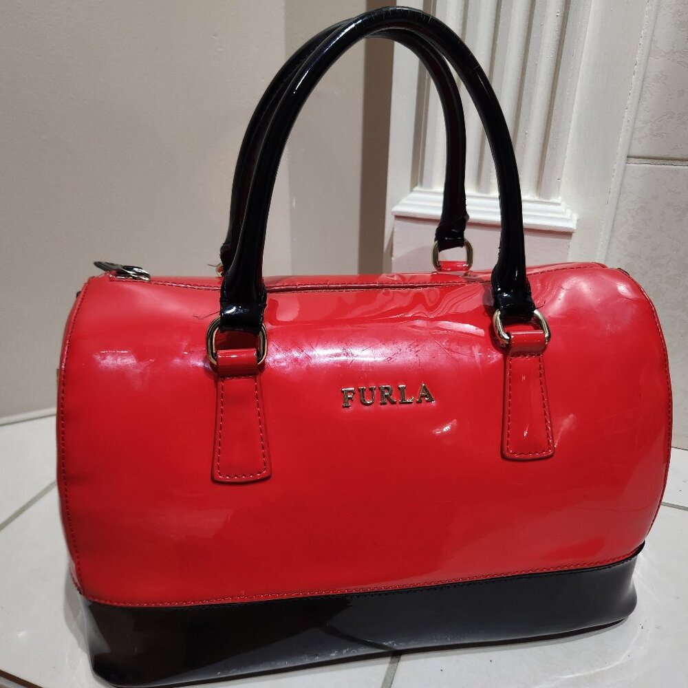 FURLA Purse, Red Candy Collection